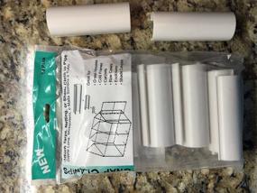 img 1 attached to 🔩 Snap Clamp 3/4 Inch x 4 Inches: Strong White PVC Pipe Clamps (10 per Bag)