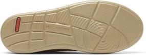 img 3 attached to Men's Leather Slip-On Sneaker Shoes by Rockport Caldwell