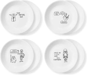 img 4 attached to 🖍️ Exploring the Galactic Whimsey: Corelle Disney Star Wars Doodles Collection