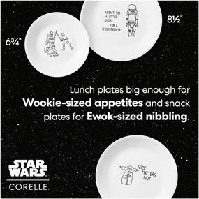 img 1 attached to 🖍️ Exploring the Galactic Whimsey: Corelle Disney Star Wars Doodles Collection