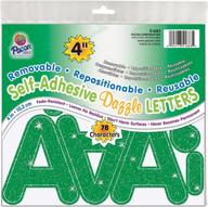pacon self adhesive uppercase letters: 78 count 51683 - easy and convenient labeling solution logo