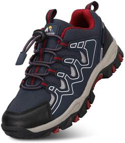 img 4 attached to UOVO Sneakers Waterproof Resistant Numeric_3_Point_5 Boys' Shoes in Outdoor