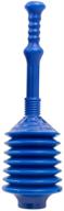 🚽 high pressure professional bellows accordion toilet plunger: removes heavy duty clogs from bathroom toilets with ease логотип