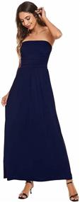 img 3 attached to 👗 LIVECLOTH Women's Strapless Cocktail Evening Dress - Fashionable Women's Clothing for Parties