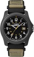 ⌚ black timex expedition camper watch with nylon strap логотип