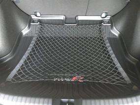 img 2 attached to 🔒 Trunknets Inc Floor Style Trunk Cargo Net for 2017-2021 Honda Civic Hatchback 5 Door