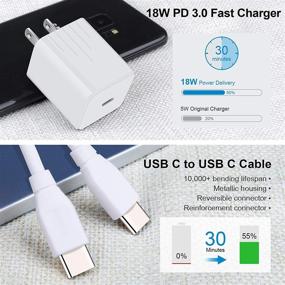 img 3 attached to Charger Compatible Adapter Charging Samsung