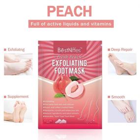 img 3 attached to 👣 Revitalize and Reveal Soft Touch Feet with Foot Exfoliant Mask - 3 Pack