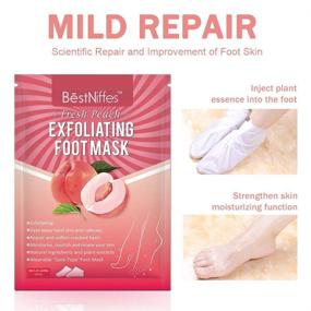 img 2 attached to 👣 Revitalize and Reveal Soft Touch Feet with Foot Exfoliant Mask - 3 Pack