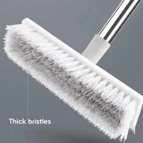 img 3 attached to JEBBLAS Squeegee Bathroom Bristle Cleaning