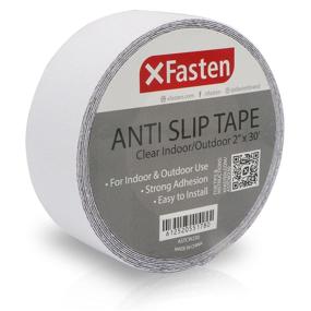 img 4 attached to 🚧 Transparent 2 Inch 30 Foot Safety Tape by XFasten: Strong Adhesion and High Visibility