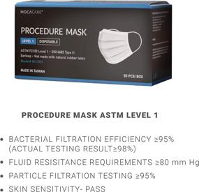 img 2 attached to 🎭 MOCACARE Level Mask - ASTM Certified | Taiwan