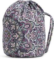 vera bradley cotton toiletry bag for women – essential travel accessory logo