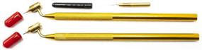 img 3 attached to 🖌️ KINGART Fine Line Painting Pen Set - Gold (Pack of 2)