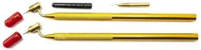 img 2 attached to 🖌️ KINGART Fine Line Painting Pen Set - Gold (Pack of 2)