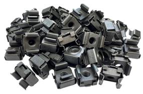 img 2 attached to RackGold Black 10-32 Cage Nuts 🔩 50 Pack - Premium Quality USA-Made Hardware