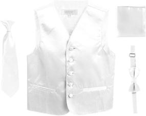 img 3 attached to Gioberti Boys Satin Formal Vest Boys' Clothing : Suits & Sport Coats