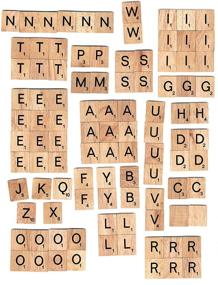 img 1 attached to 🔠 BSIRI Scrabble Letter Tiles for Easy Booking and Organizing