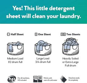 img 2 attached to Earth Breeze Liquidless Laundry Detergent Sheets - 120 Loads, 🌍 Fresh Scent - Same Clean, No Mess! (Pack of 2, 60 Sheets)