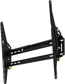 img 4 attached to 📺 AVF EL801B-A Low Profile TV Mount for 30-80 inch TVs, Adjustable Tilt, Universal Bracket, VESA 50x50-600x400, Black