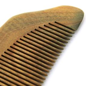 img 1 attached to Evolatree Wood Comb Hair Anti Static