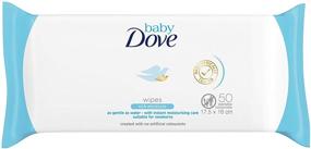 img 3 attached to 👶 Dove Baby Wipes Rich Moisture, 50 Count (Pack of 6): Gentle & Nourishing Cleaning Solution for Your Baby's Delicate Skin