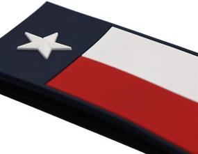 img 2 attached to 🌵 MUNAN Patch - Texas State Flag: Tactical PVC Patch with Sew-On and Hook-Back Adhesion - Red & White Badge