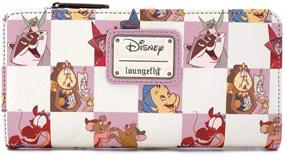 img 1 attached to Кошелек Loungefly Disney Princess Sidekicks в розовом цвете: идеальный стильный аксессуар в одном размере