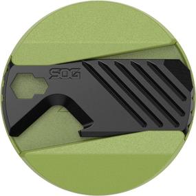 img 4 attached to Улучшенные PopSockets: PopGrip SOG Multi-Tool - моховой зеленый