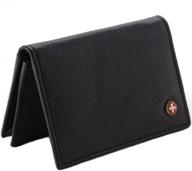 💼 alpine swiss expandable business wallet featuring blocking technology logo