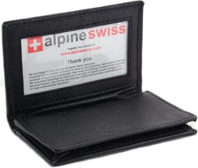 img 3 attached to 💼 Alpine Swiss Expandable Business Wallet featuring Blocking Technology