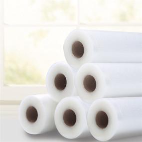 img 2 attached to 🥫 FoodSaver GameSaver 8x20' Vacuum Seal Long Roll - BPA-Free Multilayer Construction (6 Pack): Effortless Food Preservation at Your Fingertips