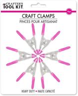 🔧 versatile and sturdy: 6-piece heavy duty round craft-clamps from the crafter's toolkit logo