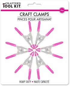 img 2 attached to 🔧 Versatile and Sturdy: 6-Piece Heavy Duty Round Craft-Clamps from the Crafter's Toolkit