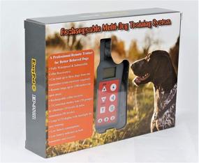 img 1 attached to 🐕 EASYPET EP-380R: Advanced 1200M Remote Dog Training Collar for Outdoor Hunting - Rechargeable & Waterproof