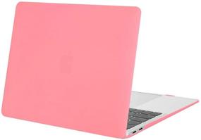 img 4 attached to MOSISO MacBook Air 13 inch Case - Compatible with 2020/2019/2018 Release Models A2337 M1/A2179/A1932 - Retina Display with Touch ID - Protective Hard Shell Cover in Cream Pink