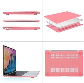 img 1 attached to MOSISO MacBook Air 13 inch Case - Compatible with 2020/2019/2018 Release Models A2337 M1/A2179/A1932 - Retina Display with Touch ID - Protective Hard Shell Cover in Cream Pink