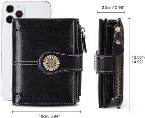 img 2 attached to INSIFEEL Wallet: Stylish Genuine Leather Bifold Handbags & Wallets for Women