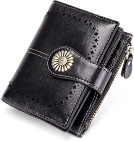 img 4 attached to INSIFEEL Wallet: Stylish Genuine Leather Bifold Handbags & Wallets for Women