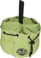 грабельная сумка graintex gb2893 из лаймовой зеленой прочной ткани с 18 карманами и завязкой логотип