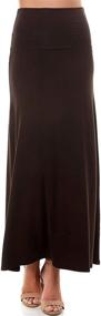 img 2 attached to Azules Womens Banded Skirt Large Women's Clothing and Skirts