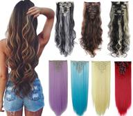 прямые удлинители для волос weft sky inch curly логотип