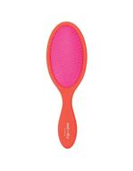 🍊 effortlessly detangle and style with the cala wet-n-dry orange & hot pink hair brush logo