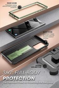 img 1 attached to 🦄 SUPCASE Unicorn Beetle Pro Series Case for Samsung Galaxy Note 20 (2020 Release) – Full-Body Rugged Holster & Kickstand – Guldan Edition (Without Built-in Screen Protector)