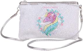 img 4 attached to Glitter Crossbody Shoulder Envelopes Handbags Women's Handbags & Wallets and Shoulder Bags