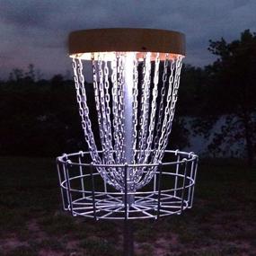 img 3 attached to 🌈 GlowCity Waterproof LED Lights for Disc Golf Basket Set of 2 - Remote Controlled, Multi-Colored, Includes Batteries & Adhesive Fastener (Basket Not Included)