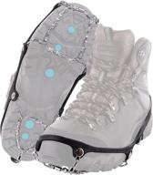 enhanced traction cleats: yaktrax diamond grip for all-surfaces walking on ice and snow (1 pair) logo