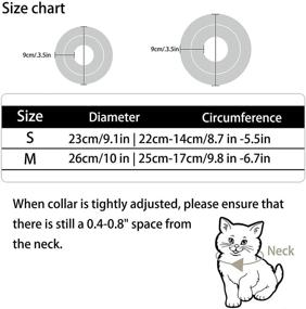 img 3 attached to 🐱 Premium Adjustable Cat Cone Collar with Soft Polyester Padding – Post-Surgery Anti-Lick Solution