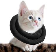 🐱 premium adjustable cat cone collar with soft polyester padding – post-surgery anti-lick solution logo