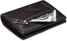 img 4 attached to GOIACII Leather Wallet Blocking Pockets Men's Accessories for Wallets, Card Cases & Money Organizers